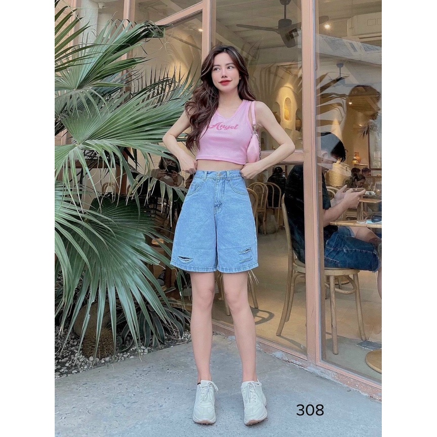 Quần Ngố Lửng Ống Rộng Chuẩn form ULZZANG