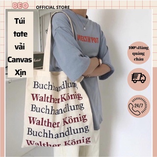 TÚI TOTE VẢI TÚI TOTE TRẮNG NGÀ VINTAGE ULZZANG STYLE HÀN QUỐC CỰC XINH DỄ PHỐI ĐỒ