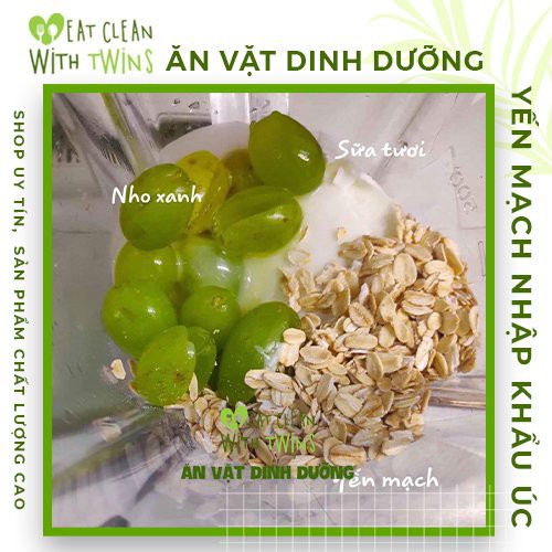 YẾN MẠCH OAT (ÚC) ❤️FREE SHIP❤️ YẾN MẠCH ORGANIC CAO CẤP - THỰC PHẨM GIẢM CÂN, ĂN KIÊNG DINH DƯỠNG 500G