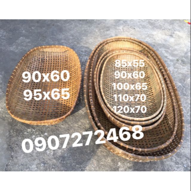 Nôi tre 90x60 đã hơ sạch dằm tặng vòng dâu tằm cho bé