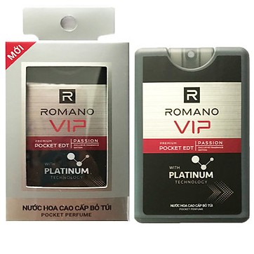 Nước Hoa Bỏ Túi Romano Vip Passion 18ml