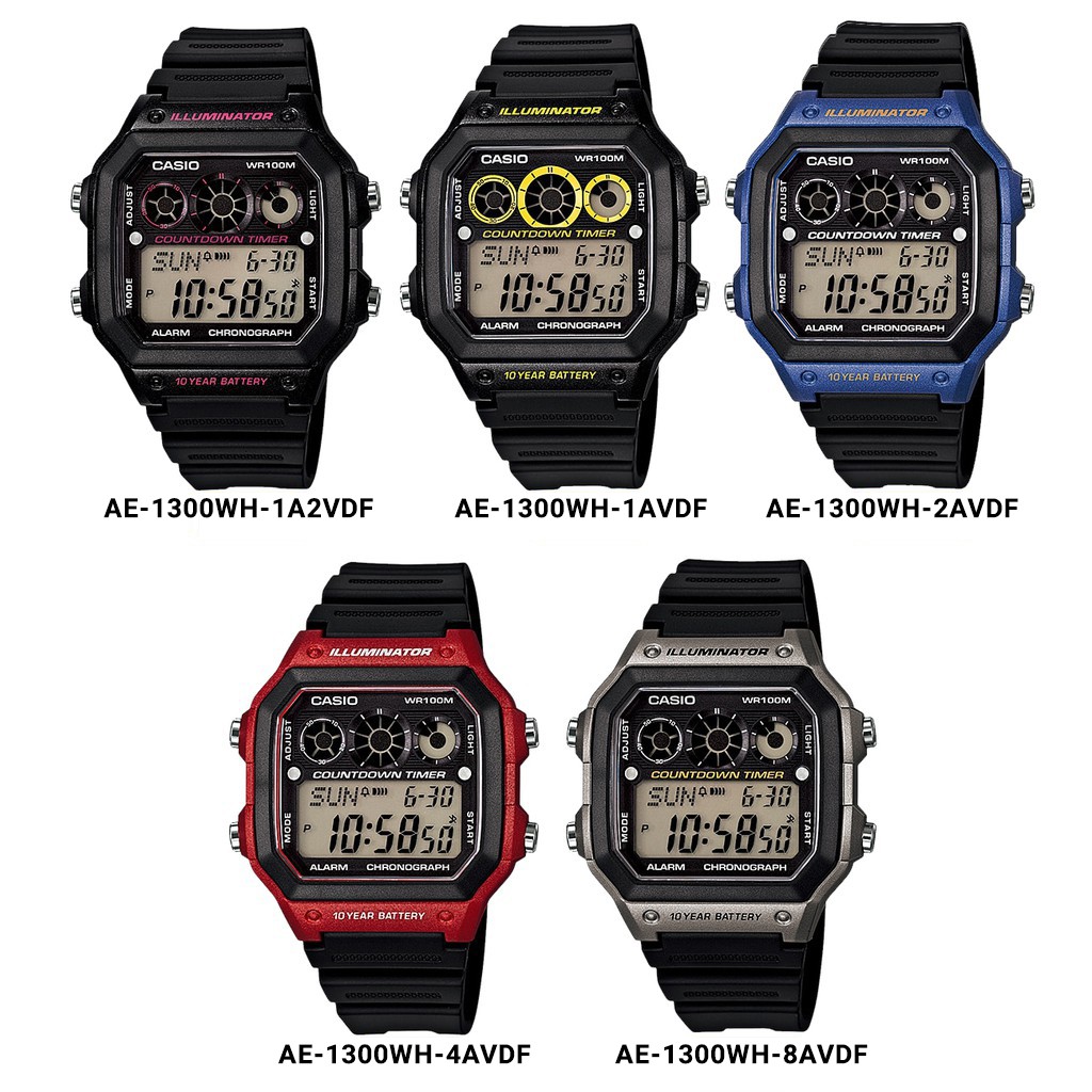 Đồng hồ nam Casio Anh Khuê AE-1300 Series