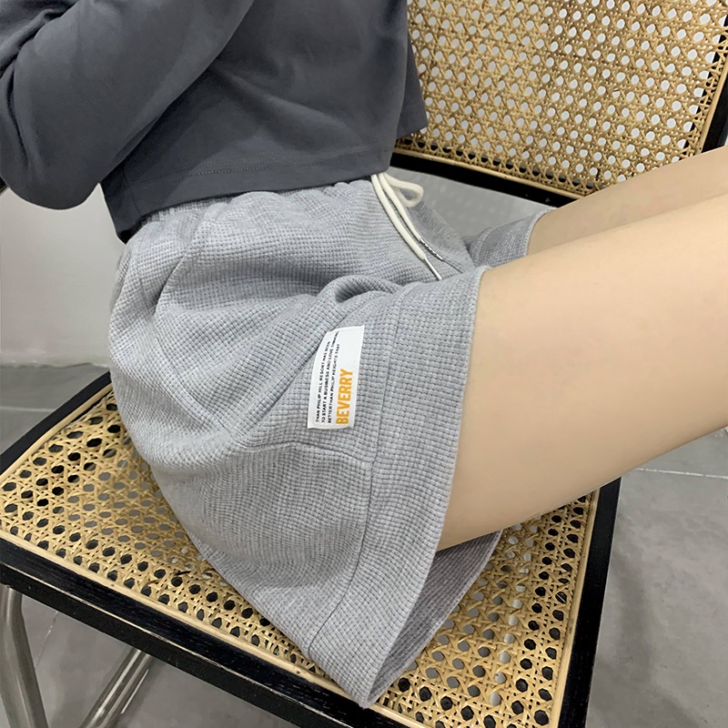 SUXI Quần Short Thể Thao Lưng Cao Co Giãn Ống Rộng Thời Trang Mùa Hè Dành Cho Nữ