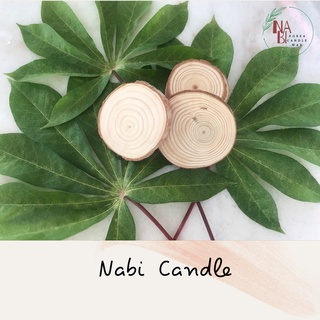 Đế lót nến thơm sáp thơm dạng gỗ - nguyên liệu sáp thơm nến thơm handmade
