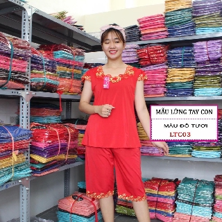 Đồ bộ nữ mặc nhà thun lạnh🔥siêu co giãn