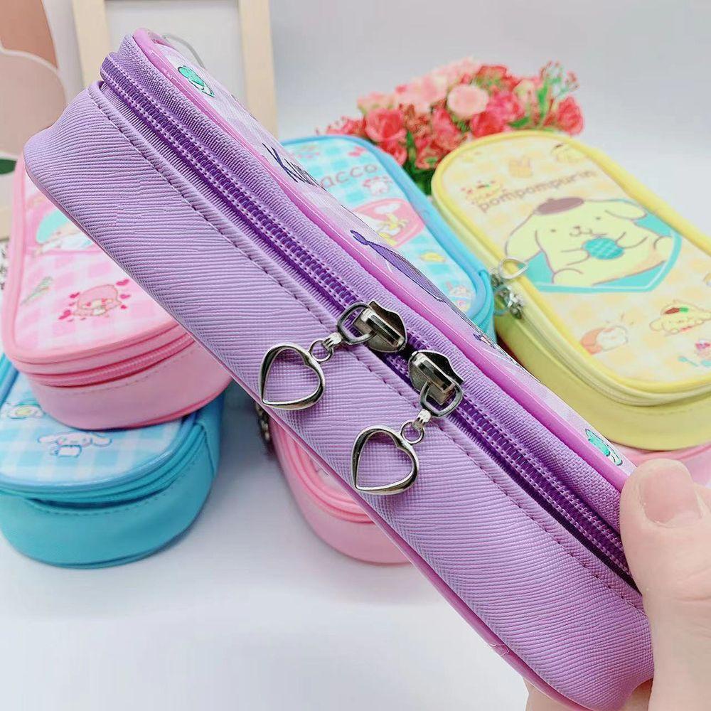 PEWANY Túi Đựng Bút Chì / Mỹ Phẩm Đa Năng Hình Mèo Melody Dễ Thương Cho Nữ