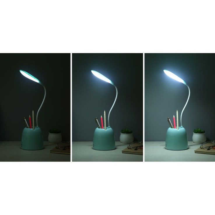 Đèn bàn Led USB cute kèm ống đựng bút DB2 hoạt hình dễ thương có thể gấp