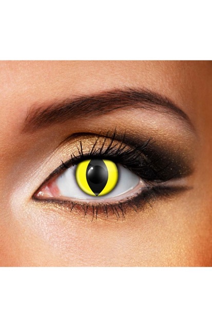 Áp tròng cosplay cat yellow 14.0MM - Kính Áp Tròng FAIRY SHOP CONTACT LENS