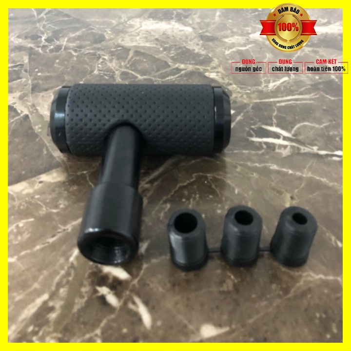 Sản phẩm Tay nắm cần số tự động dành cho xe ô tô Hợp kim cao cấp + Da thật