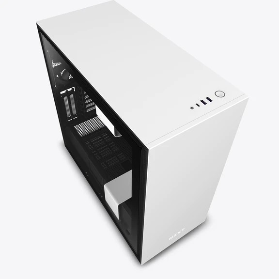 Vỏ Case Máy Tính NZXT H710i Màu Trắng Sần