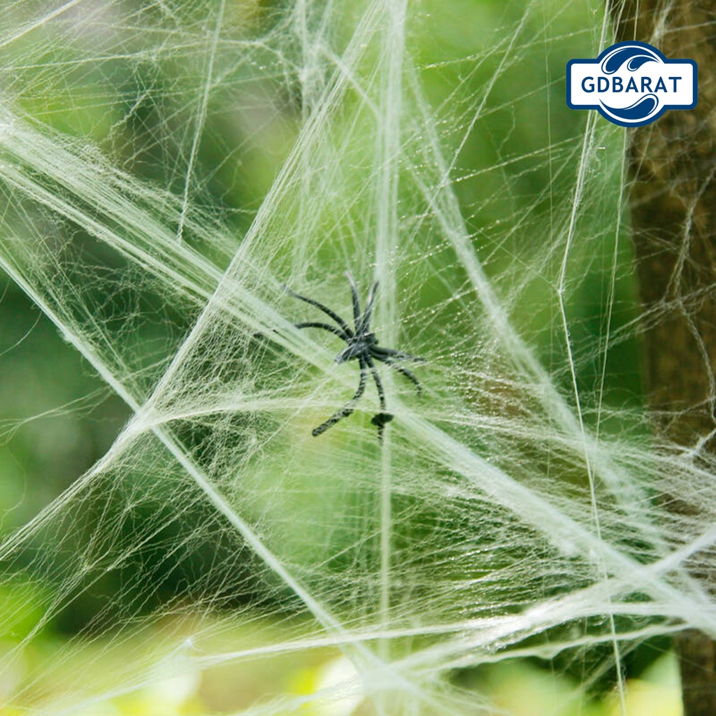 Mạng Nhện Nhân Tạo Màu Trơn Nhiều Màu Sắc Dùng Để Trang Trí Halloween