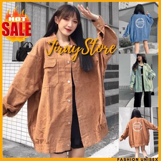 Áo Khoác Kaki Nam Nữ Unisex - Áo Jacket Bombers COMES Vải Nhung 3 Màu Siêu Hot - JIRAY.STORE