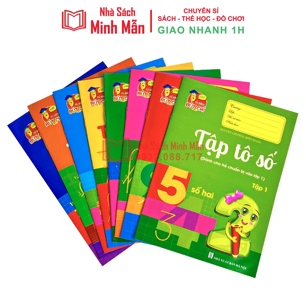Sách - Combo 8 Cuốn Bộ Sách Chuẩn Bị Cho Bé Vào Lớp 1