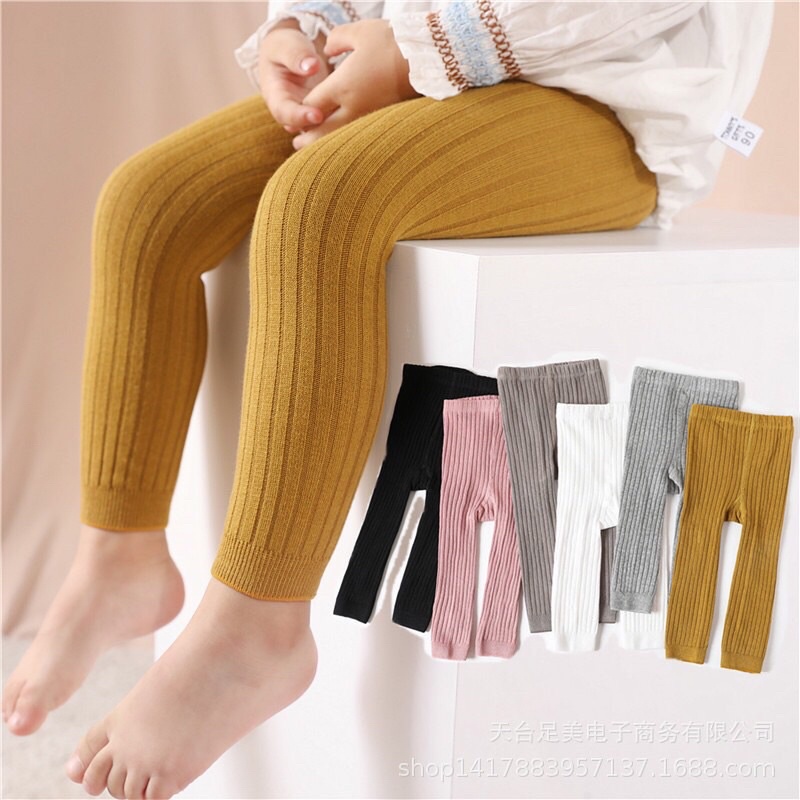 Quần tất len gân legging hàng Quảng Châu cho bé trai bé gái