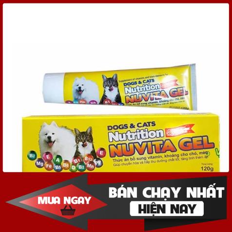 [❌GIÁ SỈ❌] GEL DINH DƯỠNG BỔ SUNG VITAMIN VÀ KHOÁNG CHO CHÓ MÈO NUTRITION NUVITA GEL VEMEDIM ❤️