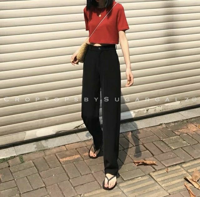 QUẦN CULOTTES PANT_CẠP CAO 2LY TÔN DÁN_M3100