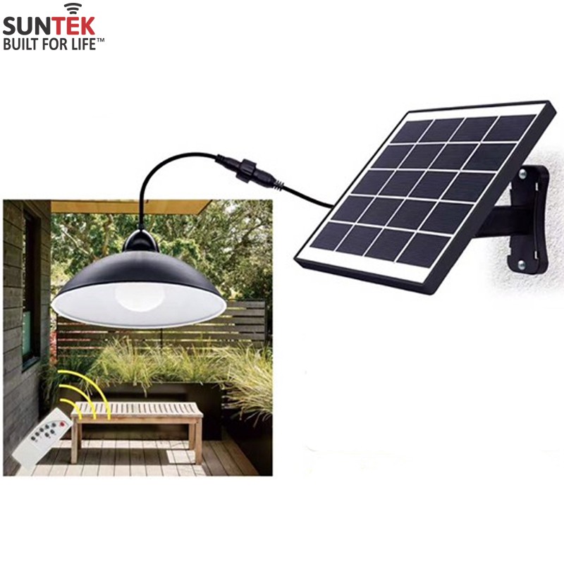 Đèn LED Tích Điện Năng Lượng Mặt Trời SUNTEK SHL-01 5W - Treo thả hành lang, sân vườn - Hàng Chính Hãng - Bảo hành 2 năm