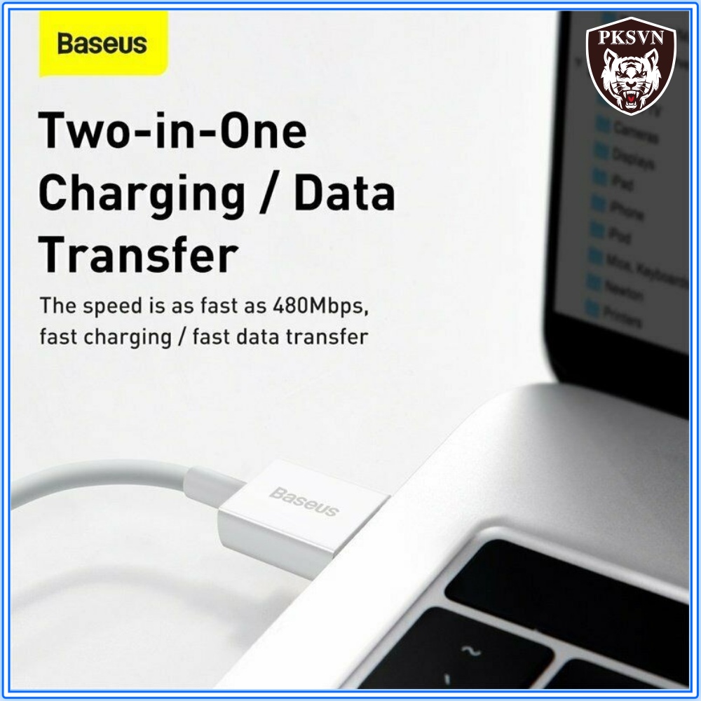 Dây Sạc Nhanh Chính Hãng Baseus Superior Series Dài 1M Sạc Nhanh 12w Cho 13 Pro Max trở xuống - BH 1 Năm