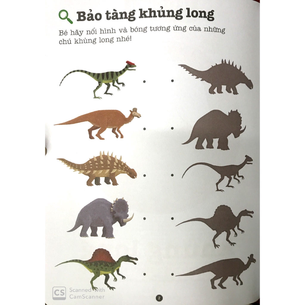 Sách - Trò Chơi Phát Triển Trí Tuệ: Khủng Long