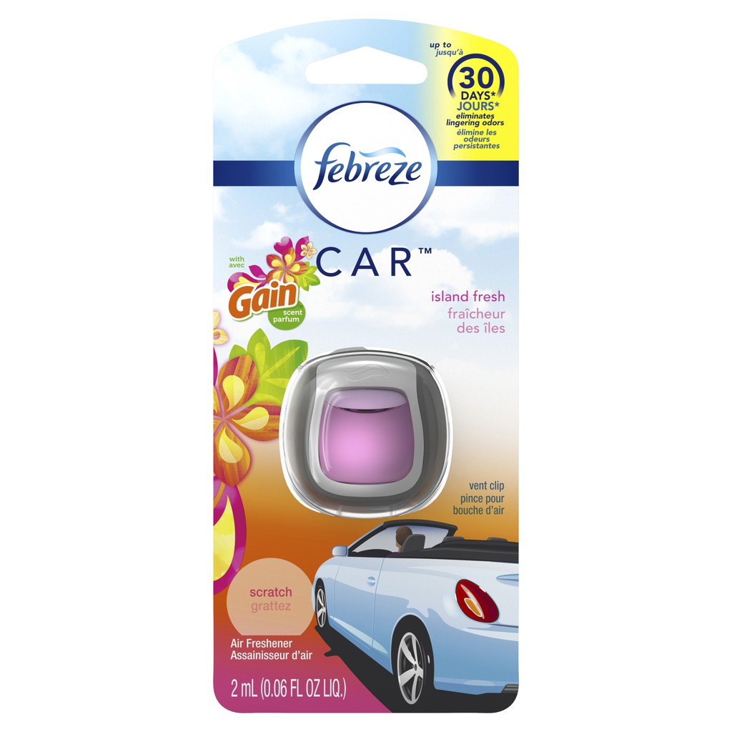 Nước hoa xe hơi Febreze 2ml (Hàng USA - Nhiều mùi hương)