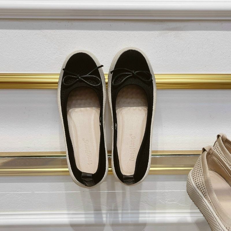 giày slip on hàng cao cấp đính nơ siêu xinh