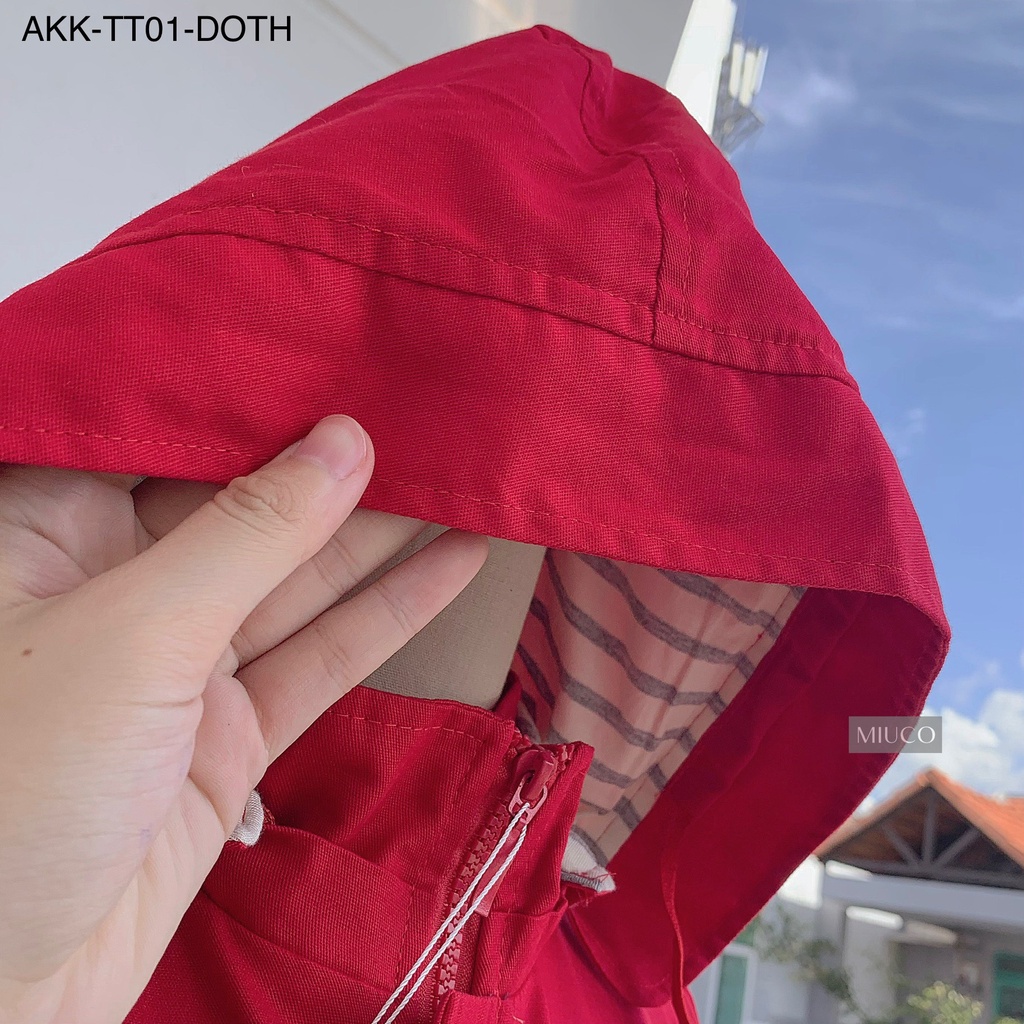 Áo khoác chống nắng kaki JERSEY TT-01, chất kaki cotton 2 lớp xuất dư, có nón rộng thoải mái, áo khoác tặng mẹ lGINHOUSE