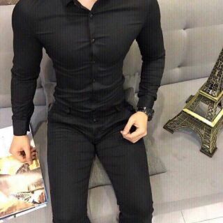 ÁO SƠMI LỤA ZARA MAN TAY DÀI
