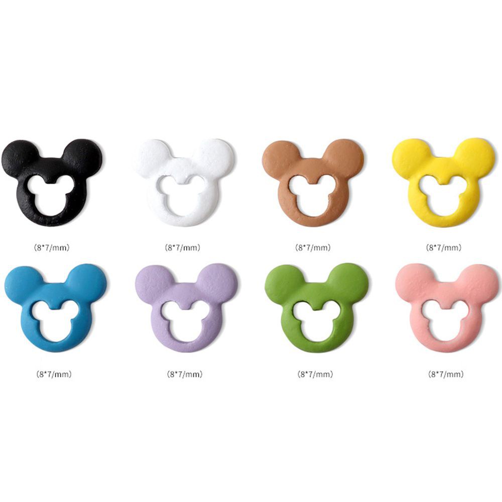 [Hàng mới về] Phụ kiện hình đầu chuột mickey 3D trang trí móng tay nghệ thuật độc đáo nhiều màu tùy chọn