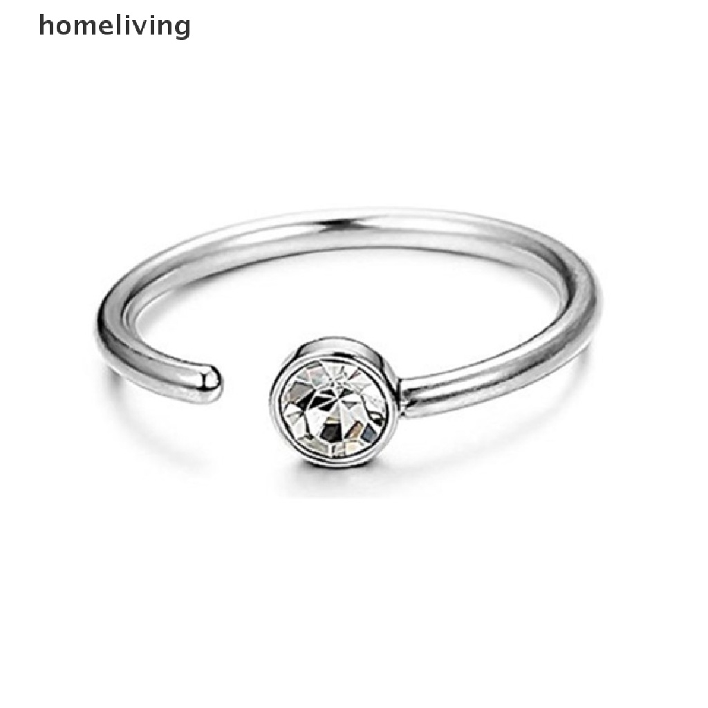 1 Khuyên Xỏ Mũi Bằng Thép Thời Trang Cá Tính Cho Nữ