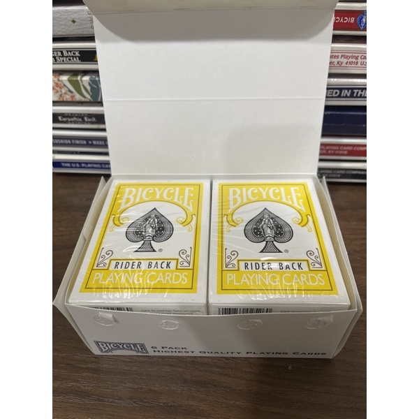 Bài tây Bicycle Rider Back Yellow