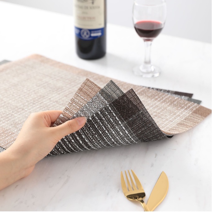 【Mới 2022】Miếng lót bàn ăn, khăn trải bàn ăn, chống thấm cách nhiệt bằng PVC