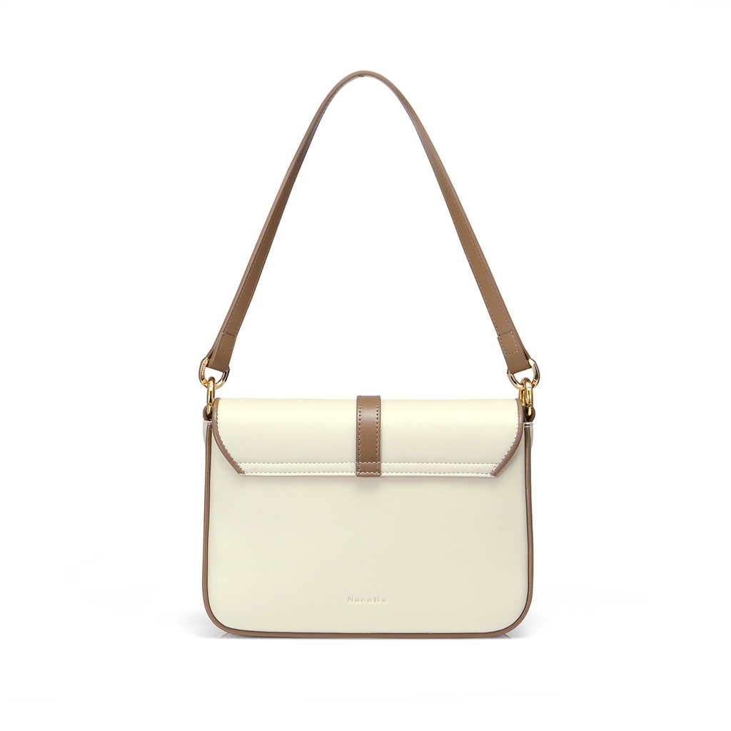 Túi đeo chéo nữ Nucelle đẹp thời trang charm hoa phối viền khác màu ViAnh Store 1171973