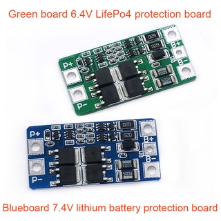 Bảng bảo vệ pin Lithium 2S 10A 8,4V 7,4V 18650 Lithium Sắt Phosphate LifePo4 Mô-đun bảo vệ với cân bằng