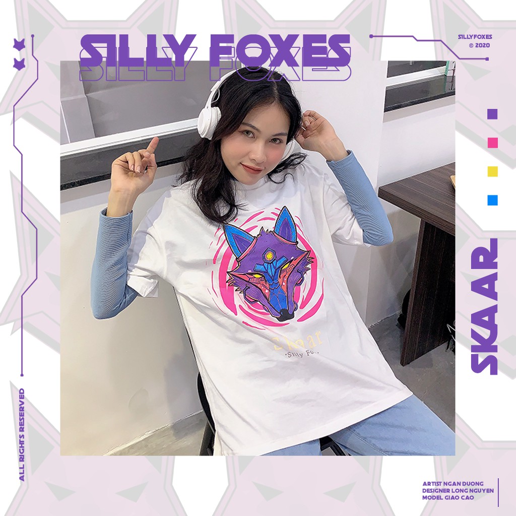 Áo thun Skaar Silly Foxes - SLF0004