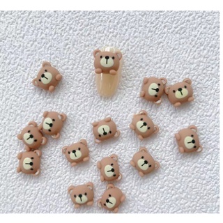 Charm gấu trnag trí nail
