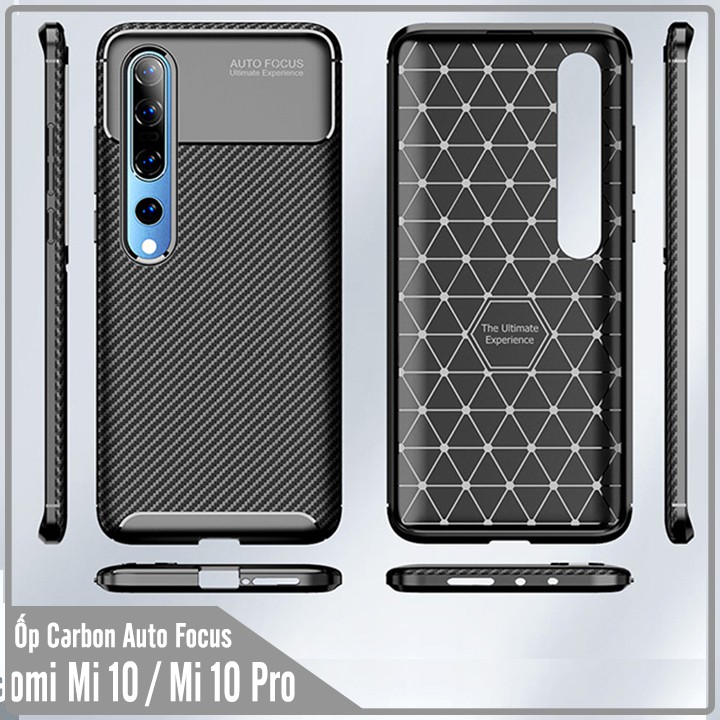 Ốp lưng Xiaomi Mi 10 / Mi 10 Pro chống sốc Carbon Auto Focus