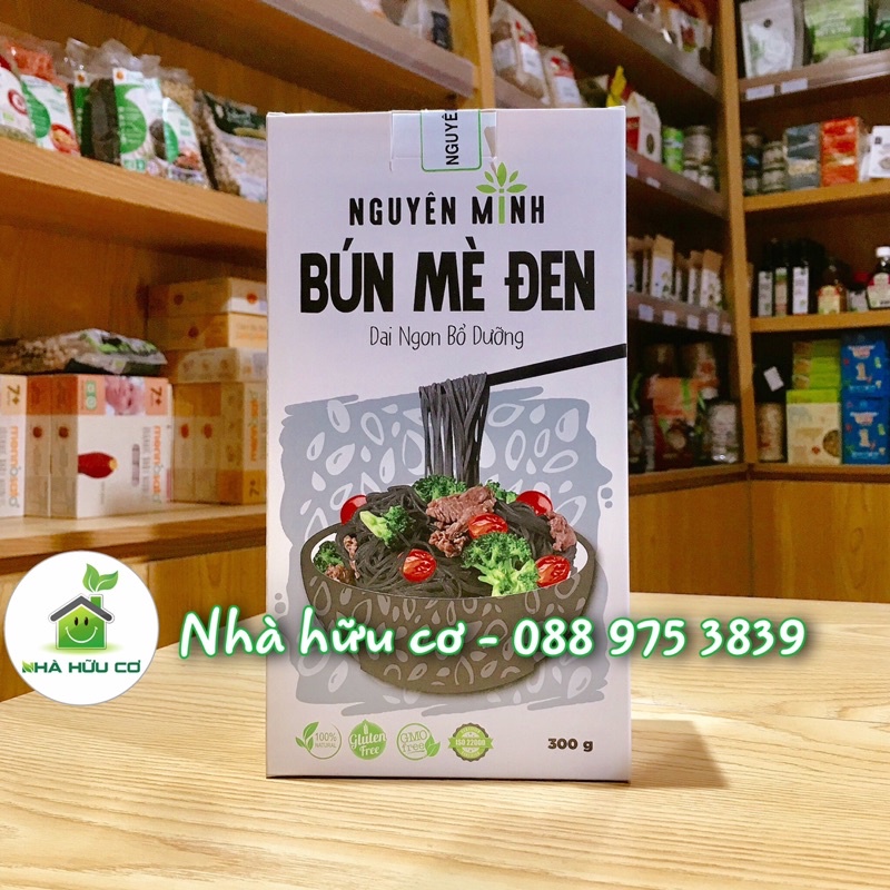 Bún mè đen Nguyên Minh - Mì rau củ cho bé ăn dặm Nguyên Minh - Date: 1/2023