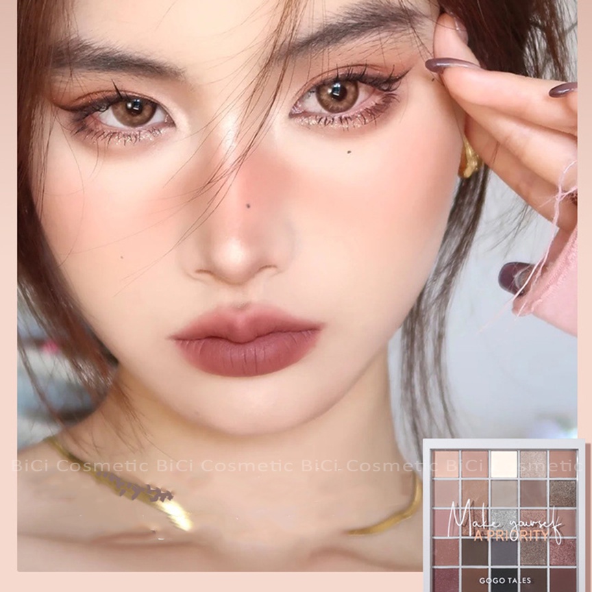 Bảng Phấn Mắt 25 ô GOGO TALES Back To Reality/Make Yourself Priority  Nội Địa Trung
