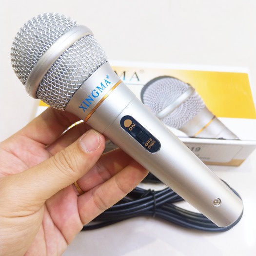 Micro karaoke Chống Hú, Micro Karaoke XINGMA AK-319 Có Dây, Mic Hát Karaoke Trên Điện Thoại , Mic Hát Karaoke