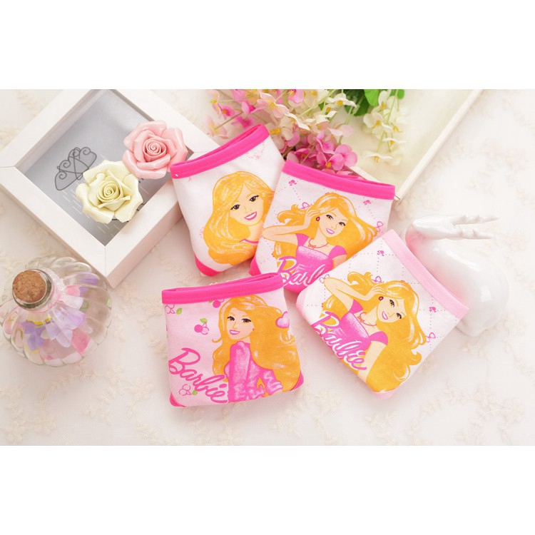 Bộ 3 quần lót in hình hoạt hình xinh xắn dành cho bé gái