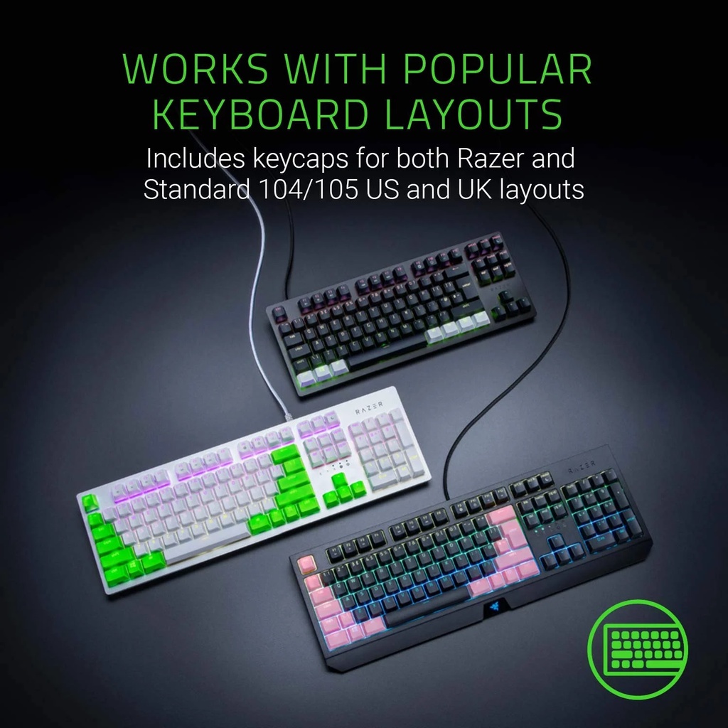 Nút Bàn Phím - Razer PBT Keycap Upgrade Set   - Hàng Chính Hãng