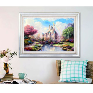 Tranh đính đá abc 3d thành phố huyền thoại q0293 kt:75x58cm