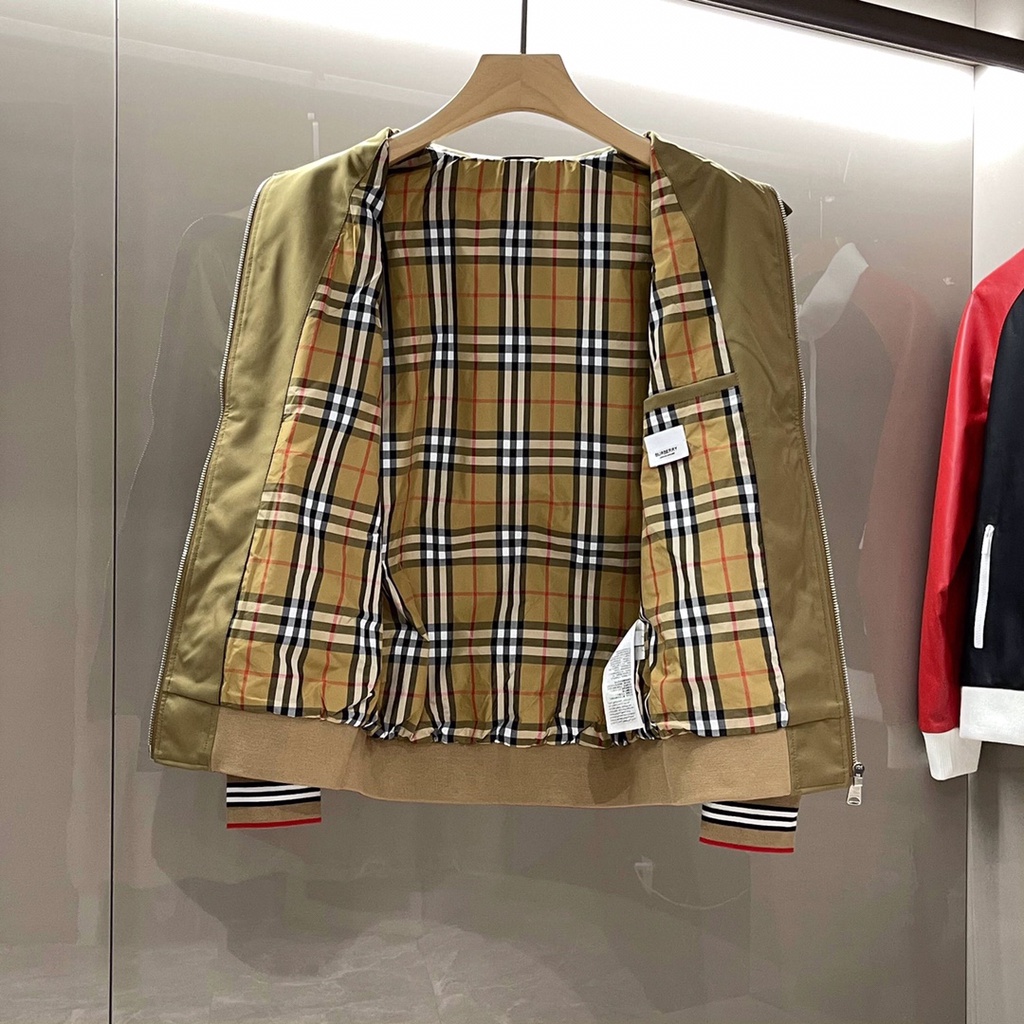 Áo khoác nam thời trang cao cấp Burberry BBR kiểu dáng nam tính, trẻ trung
