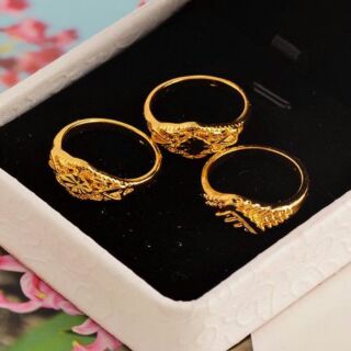 Nhẫn giả vàng nhiều mẫu