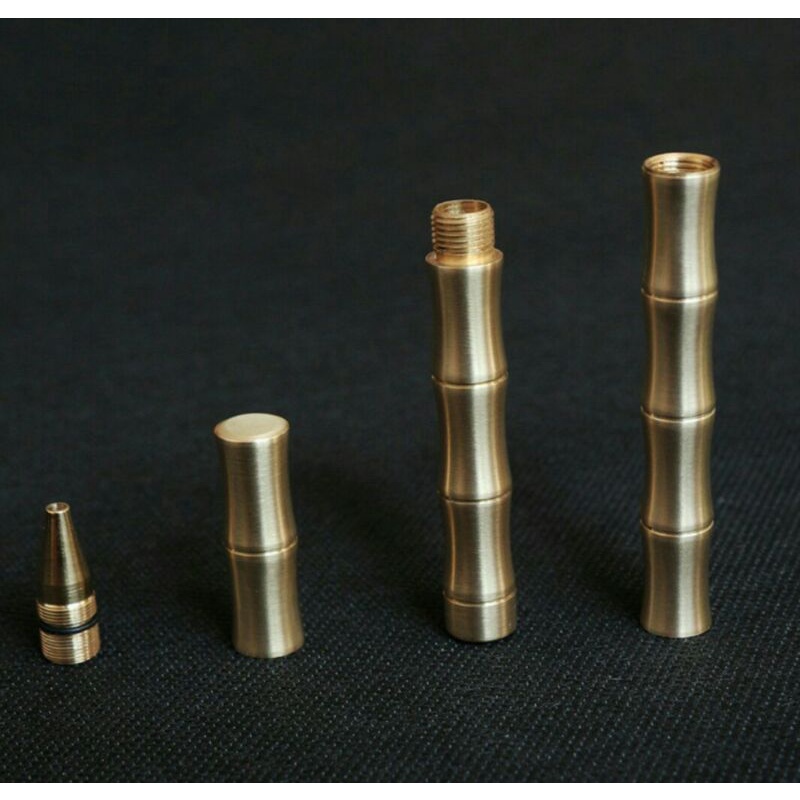 ✅Bút bi kim loại bút ký cao cấp sang trọng hình cây tre,  đồng thau ngòi 0.5mm