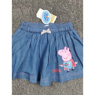 Chân váy denim Peppa size 102-130 (2/3y-5/6y)