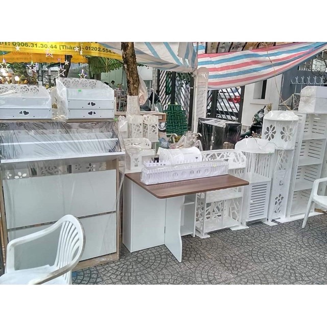 Kệ góc 3 tầng kẻ sọc - IG121 | BigBuy360 - bigbuy360.vn