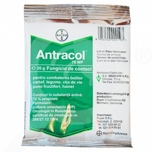 ANTRACOL 70WP GÓI 100G TRỪ NẤM BỆNH DÙNG CHO LAN, CÂY TRỒNG