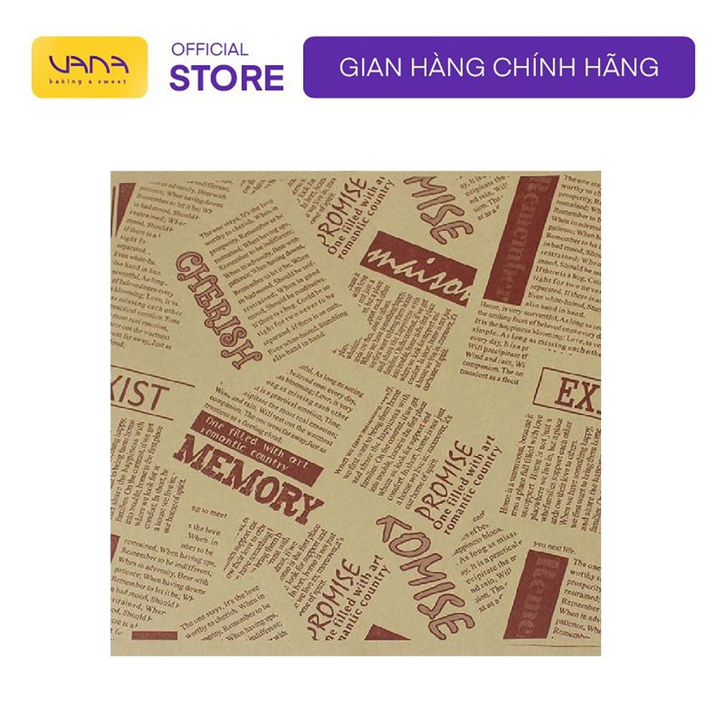 GIẤY THẤM DẦU CHỮ CÁI