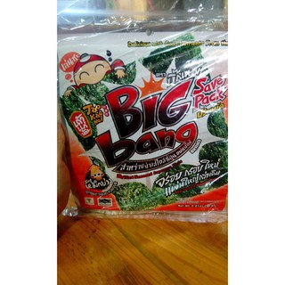 Snack Rong biển Tao Kae Noi vị mực 6g combo 12 gói
